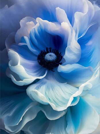 Gentle Blue Bloom