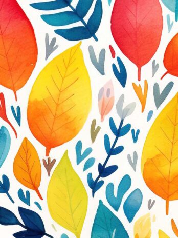 Autumn Leaves Heart Ornament