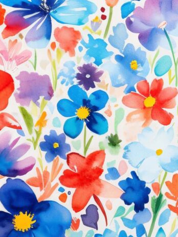 Colorful Heart-Shaped Pattern