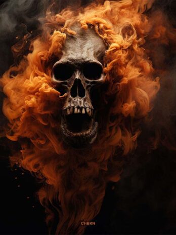 Screaming Smoky Skull