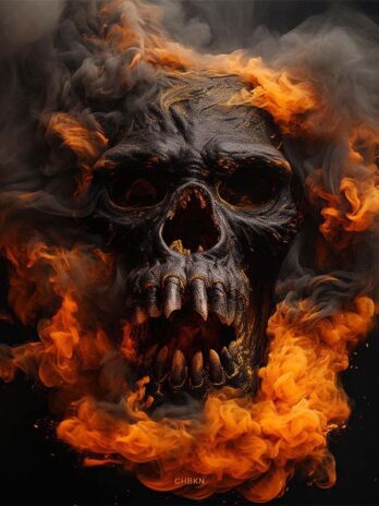 Crooked Toothed Skull