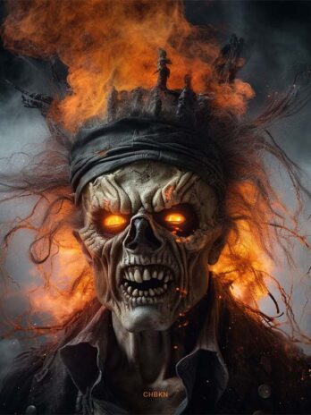 Fiery-Eyed Zombie