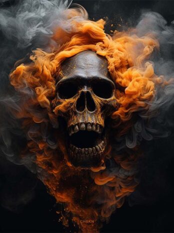 Screaming Smoky Skull