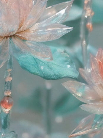 Radiant Lotus Blossom Crystal Gem