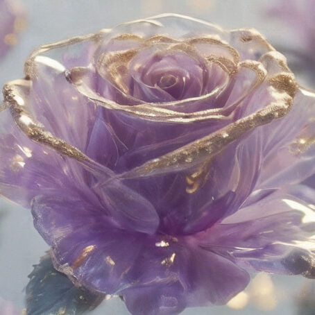 Royal Purple Gem Rose - Image 2