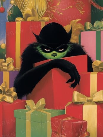 Grinch’s Grand Heist Digital Art π