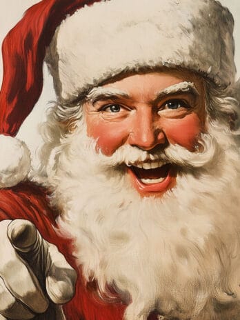 Santa with a Smile and a Point!