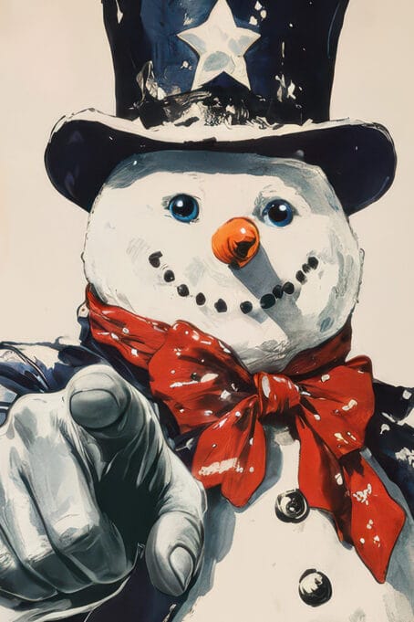 Patriotic Snowman Wants You! - Image 2