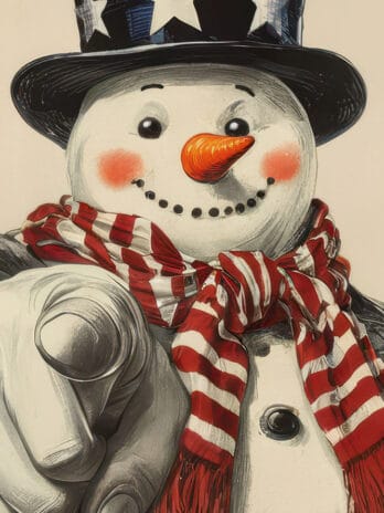 Holiday Snowman Needs You for Cheer!