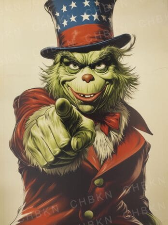 Patriotic Grinch Wants You!