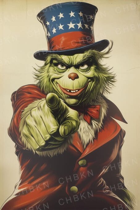 Patriotic Grinch Wants You!