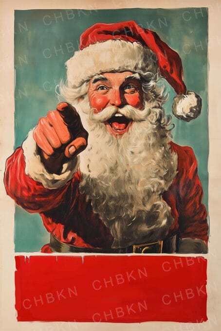 Jolly Santa Wants You!