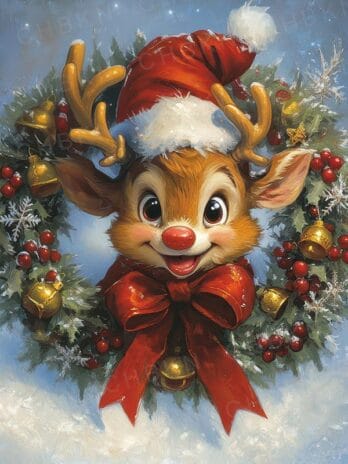 Rudolph’s Merry Wreath