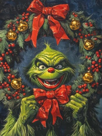 Grinch’s Devious Wreath