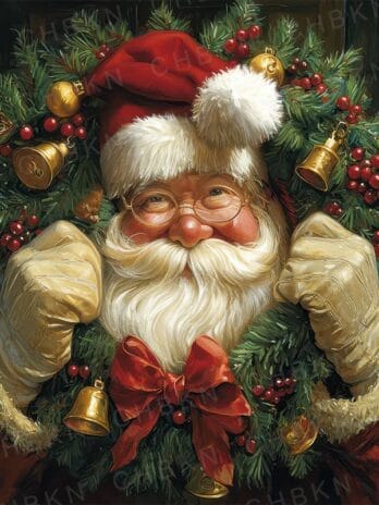 Santa’s Wreath: Classic Cheer