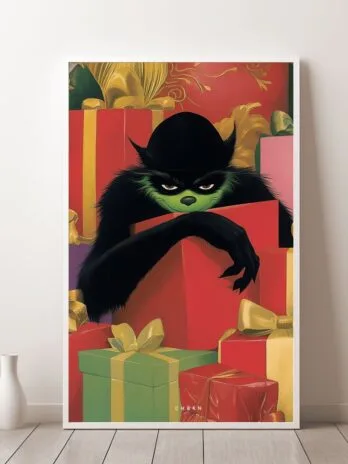 Grinch’s Grand Heist Digital Art 🎁