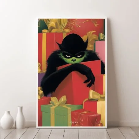 Grinch's Grand Heist Digital Art 🎁 - Image 2