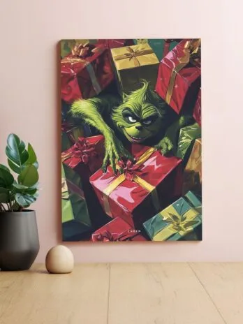 Gift-Crazy Grinch Artwork 🎁🤪
