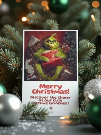 Cozy Grinch Holiday Image πβ€οΈ