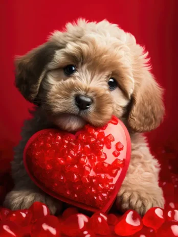 Cavapoo’s Valentine Delight