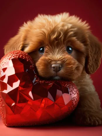Cavapoo’s Heartfelt Valentine